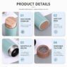 400ml wood grain lid insulated stainless steel thermal flask 3