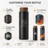 400ml wood grain lid insulated stainless steel thermal flask 4