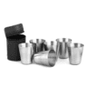 46pcs set outdoor travel stainless steel cups 3