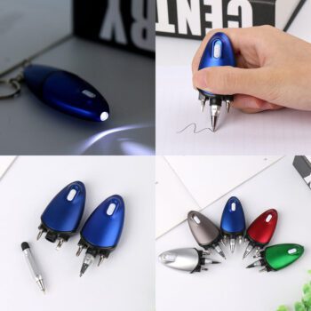 5 in 1 multifunctional tool pen led flashlight screwdriver pen 1