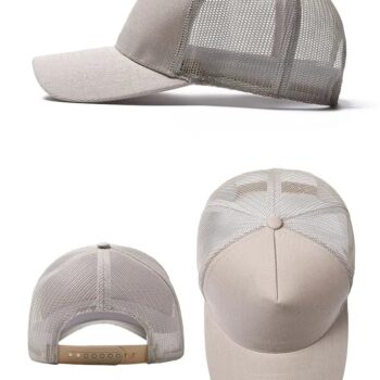 5 panel cotton mesh trucker cap for promotional events 1