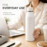 500ml powder coated double wall insulated thermos bottle 5
