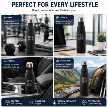 500ml rubber paint insulated cola bottle 1