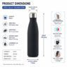 500ml rubber paint insulated cola bottle 2