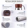 500ml wood grain lid stainless steel thermos bottle 3