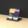 6 in 1 desktop wireless charger with alarm and lamp 5