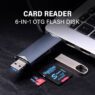 6 in 1 dual usb c usb 3 0 memory card reader 5