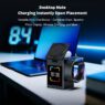 6 in 1 wireless charging station with bt speaker clock 5