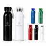 600ml lightweight aluminum sports water bottle