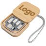60w pd fast charging cable adapter set with wooden case