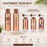 800ml hammered copper ayurvedic water bottle 5