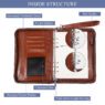 a4 binder portfolio padfolio with zippered closure 2