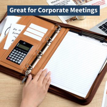 a4 business padfolio folder with zipper 1
