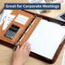 a4 business padfolio folder with zipper 1