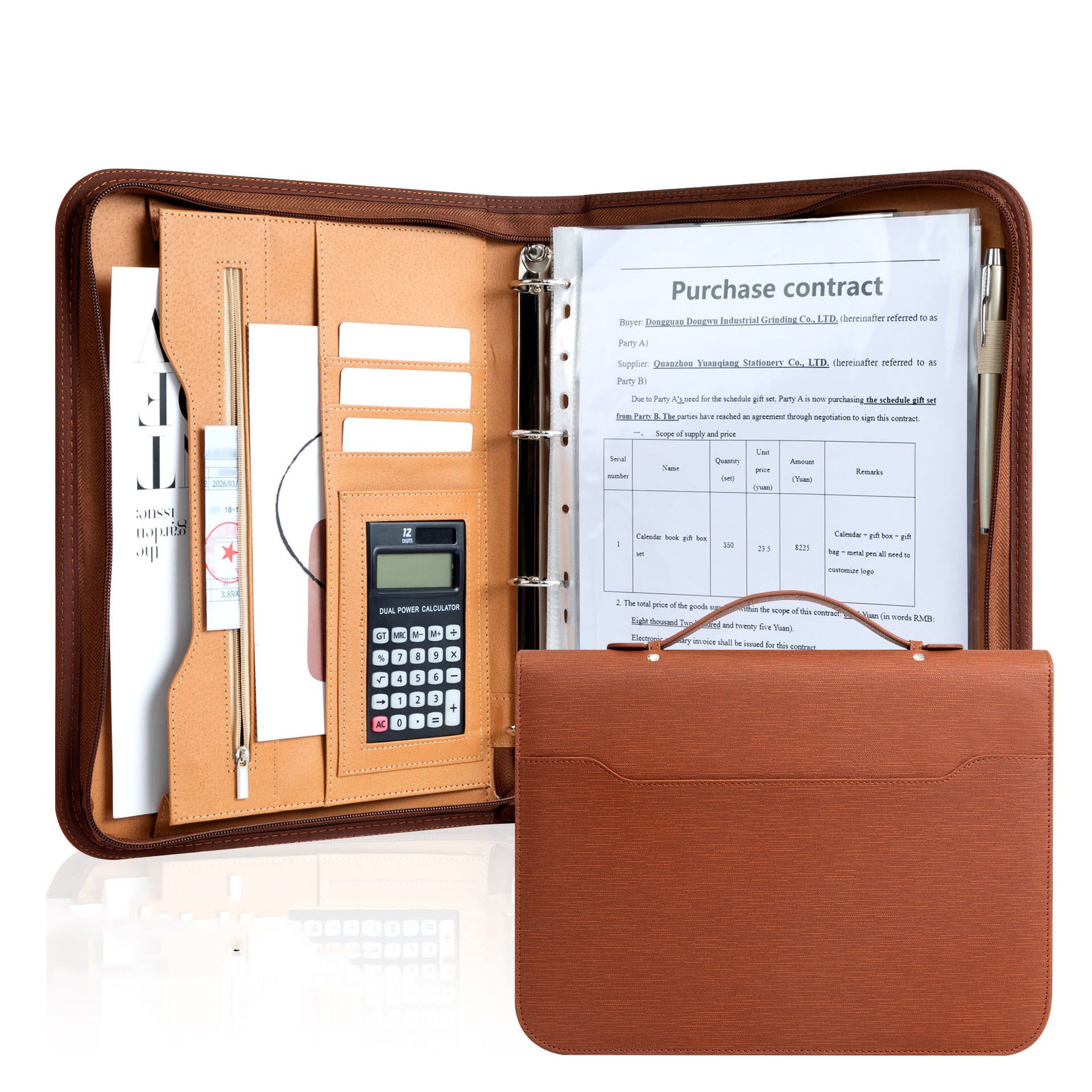 a4 business padfolio folder with zipper a4 business padfolio folder with zipper