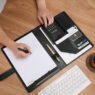 a4 business pu leather portfolio folder 1