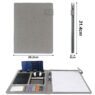 a4 leather conference folder with magnetic closure 2