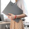a4 leather conference folder with magnetic closure 4