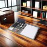 a4 leather conference folder with magnetic closure 5