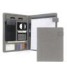 a4 leather conference folder with magnetic closure