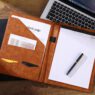 a4 leather padfolio portfolio organizer binder 1