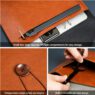 a4 pu leather file folder document holder 5