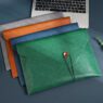 a4 pu leather file folder document holder