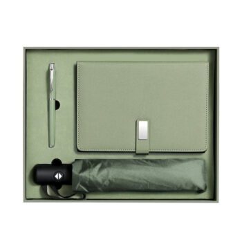 a5 hardcover notebook pen umbrella gift set