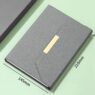 a5 hardcover pu leather planner notebook set 4
