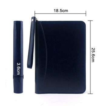 a5 wallets portfolio document folder with strap 1
