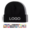 acrylic knit embroidered winter beanie for corporate swag