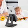 adjustable aluminum alloy phone holder 4