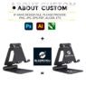 adjustable aluminum alloy phone holder 5