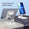 adjustable aluminum alloy phone tablet desktop stand 2