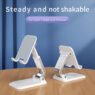 adjustable aluminum alloy phone tablet desktop stand 3