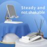 adjustable aluminum alloy phone tablet desktop stand 5