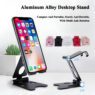 adjustable aluminum desktop phone tablet stand 1