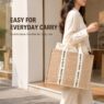 beach jute shopping bags with handle 5