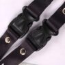 black printed breakaway lanyard with metal badge reel set 2