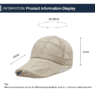 breathable blank mesh baseball cap 2