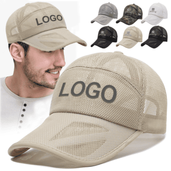 breathable blank mesh baseball cap
