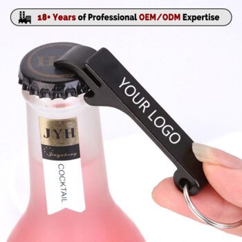 budget aluminum bottle opener keychain