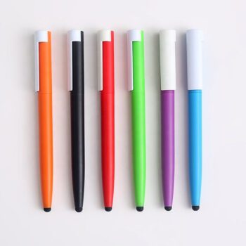 budget plastic stylus ballpoint