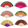 bulk custom printed folding plastic handheld fans 5