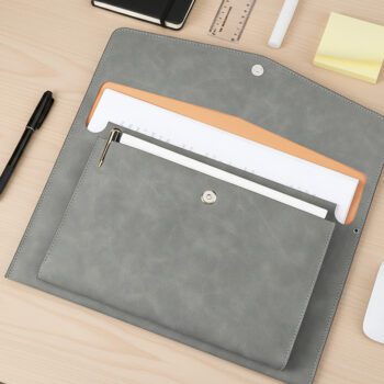 bulk large capacity leather document envelope bags 2