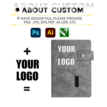 bulk personalized a5 pu leather notebooks with pocket 1