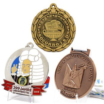 bulk personalized zinc alloy graduation award medals