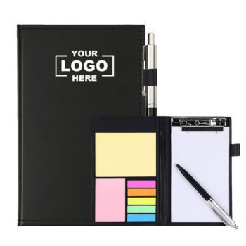 business folder sticky note with clip