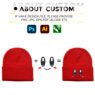 classic winter embroidery knitted beanies