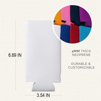 collapsible neoprene soda can cooler 1